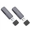 Memory card reader Hoco HB45 2-in-1 USB3.0 grey