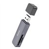 Memory card reader Hoco HB45 2-in-1 USB3.0 grey
