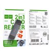 Memory card reader Hoco HB45 USB-C/USB-A 2-in-1 USB2.0 grey