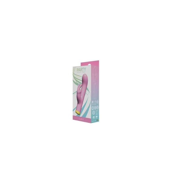 Dvigubos Stimuliacijos Vibratorius Party Color Toys JUNY  Rožinė
