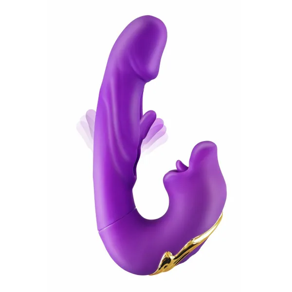 Divkārši Stimulējošs Vibrators Yoba Kissy  Violets