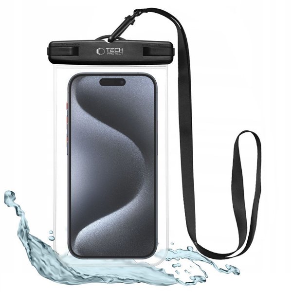 Tech-Protect UWC7 Universal Waterproof Case 6.9 Inch Black