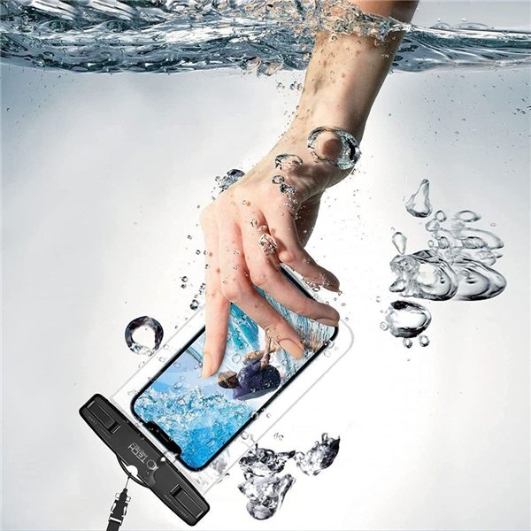 Tech-Protect UWC7 Universal Waterproof Case 6.9 Inch Black