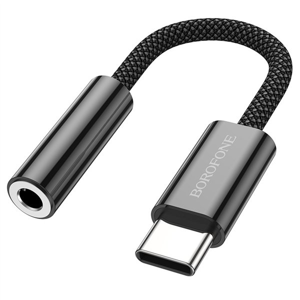 Audio adapter Borofone BV15 Type-C to 3.5mm black