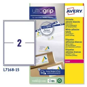 Printer Labels Avery L7168 White 15 Sheets 199,6 x 143,5 mm