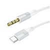 Audio cable Borofone BL19 USB-C to 3.5mm white