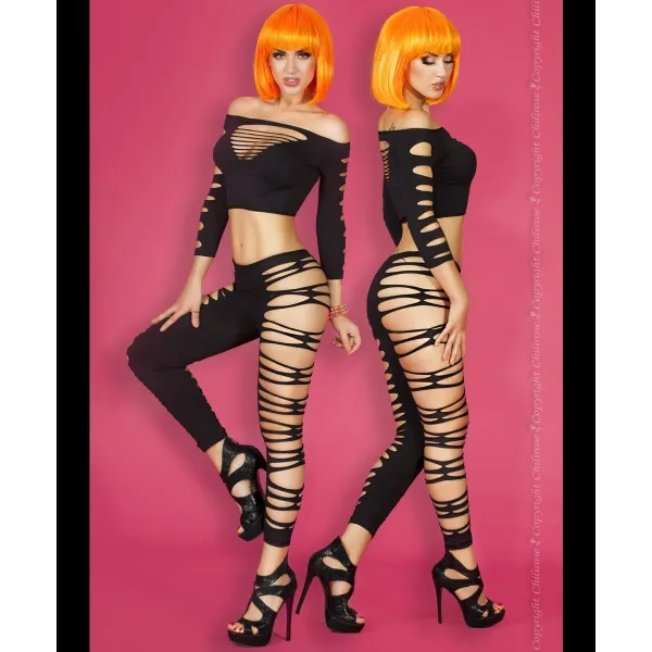 Underwear Set Chilirose Black S/M