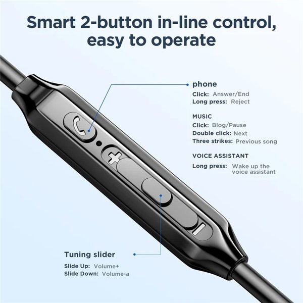 Headphones Joyroom JR-EW02 3.5mm black