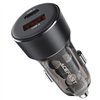 Car charger Acefast B12 60W USB-C/USB-A black