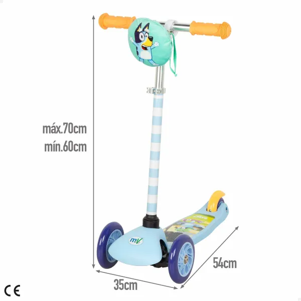 Scooter Bluey Metal Plastic Blue