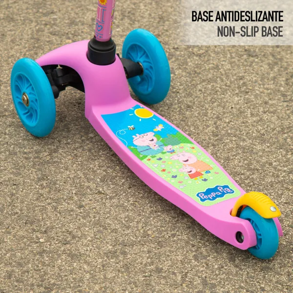Scooter Peppa Pig Rubber Metal Plastic