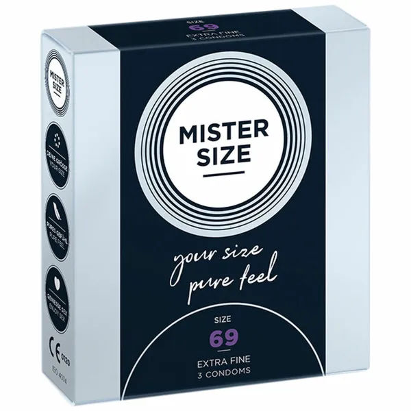 Kondomit Mister Size Erittäin hieno (69 mm)