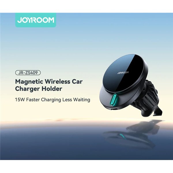 Car charger-holder magnetic Joyroom JR-ZS409 MagSafe 15W black