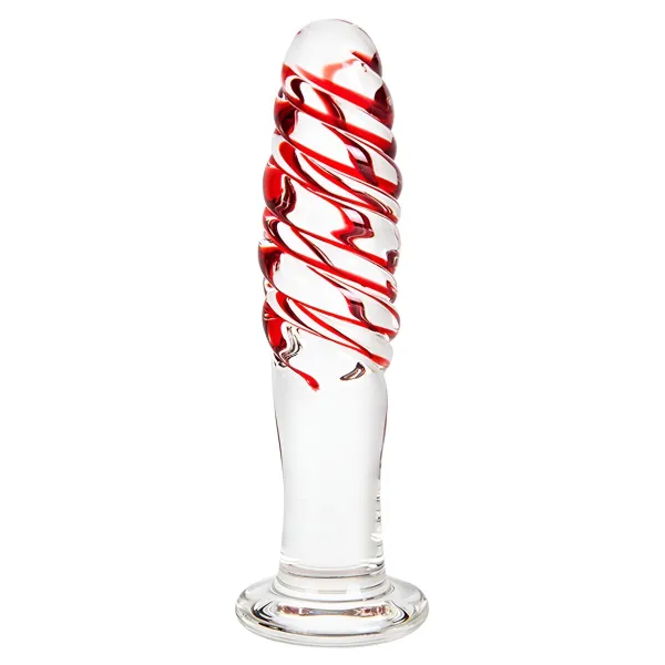 Анальный пробка S Pleasures Красный Прозрачный (14 cm) (14,6 cm)