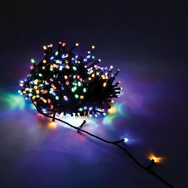 Ziemassvētku virtene 3,6W RGB 5M IP44 240V