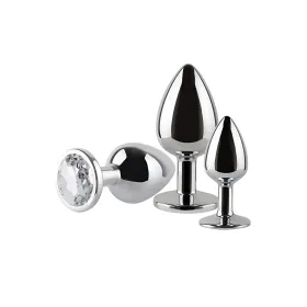 Anal plug S Pleasures Silver 3 Pieces