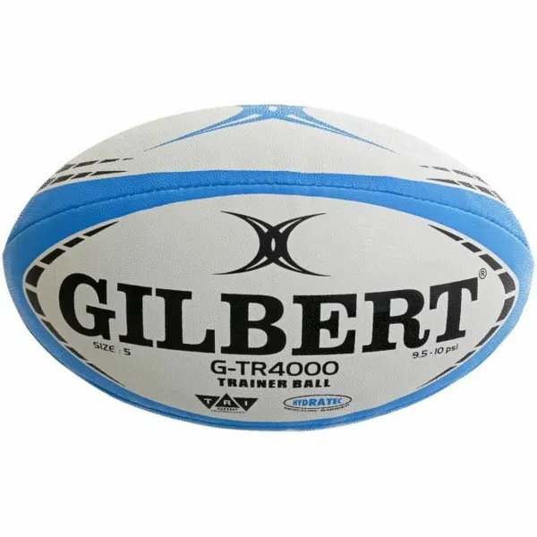 Regbija bumba Gilbert Zils/Balts 4 Zils
