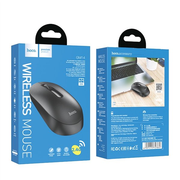 Wireless mouse Hoco GM14 black