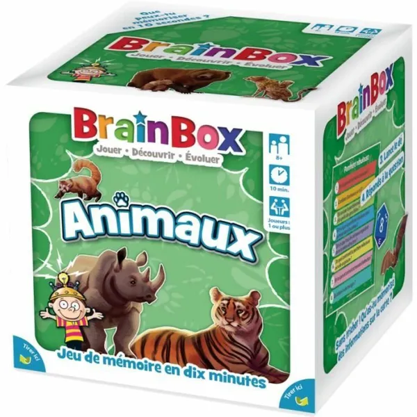 Izglītojošā Spēle Asmodee BrainBox - Animales