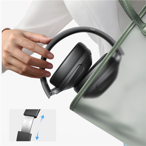 Wireless headphones Joyroom JR-JH2 Hybrid ANC black