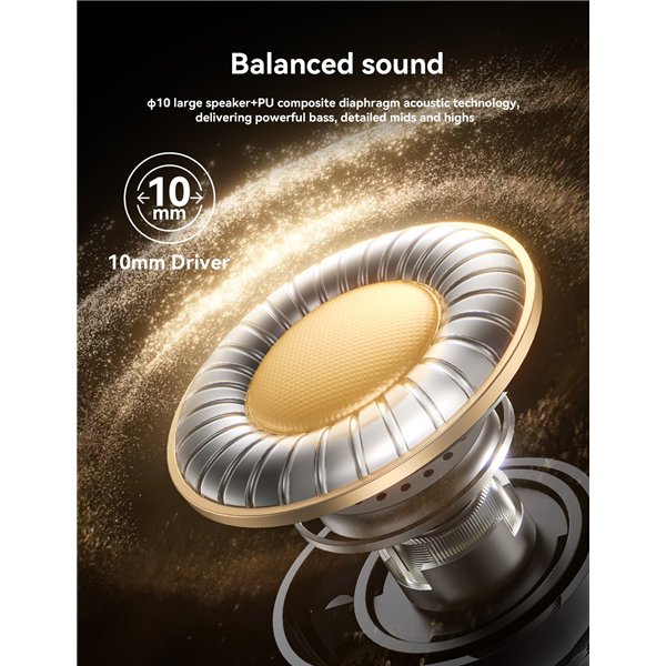 Wireless headphones Joyroom TWS JR-BB3 black