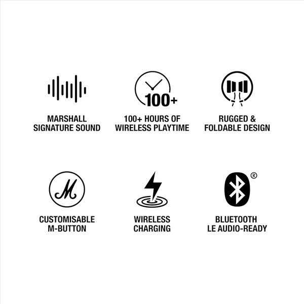 Wireless headphones Marshall Major V On-Ear Bluetooth brown