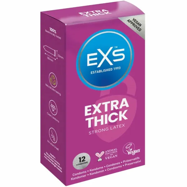 Kondomit EXS Extra Thick 12 osaa