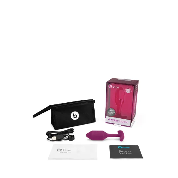 Anālais spraudnis B-Vibe Vibrating Violets