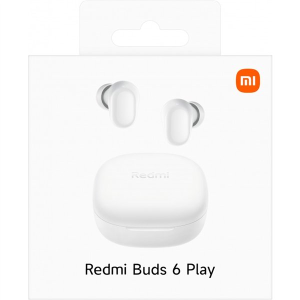 Wireless headphones Xiaomi Redmi Buds 6 Play white BHR8773GL