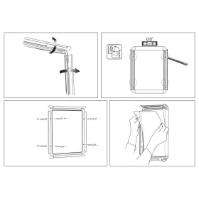 Wireless smart doorbell with camera and motion sensor Reach DB-1 black