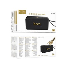 Bluetooth nešiojamas garsiakalbis Hoco HT1 Max juodas