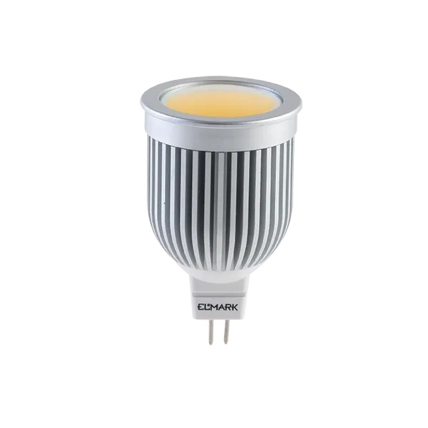 ELMARK LEDCOB 5W GU5,3 12V VALKOINEN