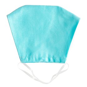 Reusable 3-layer protective face mask sky blue M