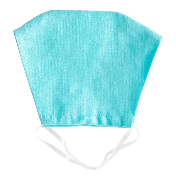 Reusable 3-layer protective face mask sky blue M