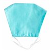 Reusable 3-layer protective face mask sky blue M