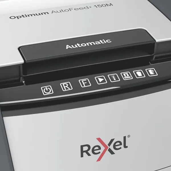 Micro-Cut Paper Shredder Rexel Optimum AutoFeed 150M