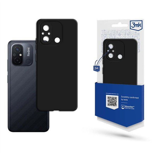 Case 3mk Matt Case Xiaomi Redmi 11A/12C/Poco C55 black