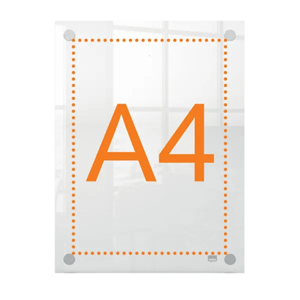 Bulletin board Nobo Transparent Acrylic 24 Pieces