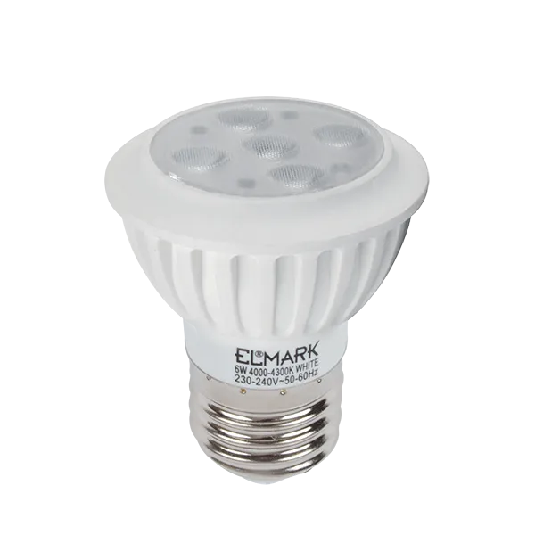 LED SPULDZE LED7 6W E27 230V SILTI BALTA
