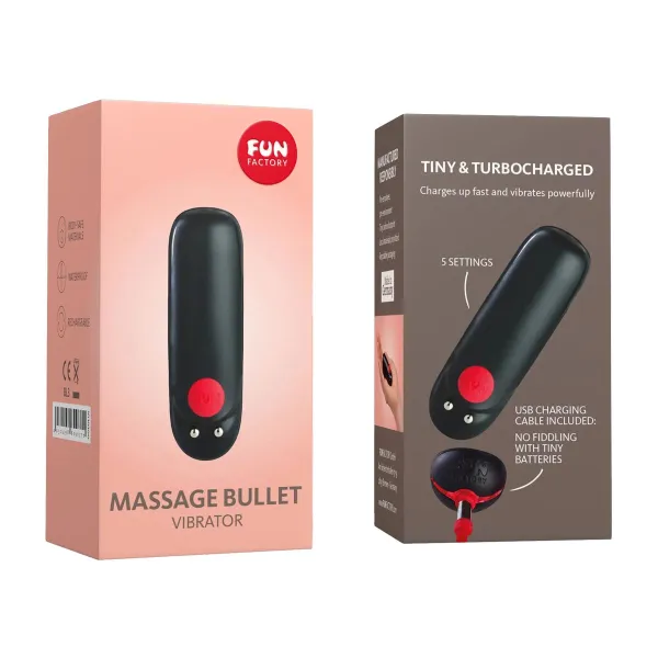 Lodveida Vibrators Fun Factory Melns