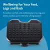 Pacelšanas Pedālis Kensington SOLEMASSAGE Melns (4 gb.)