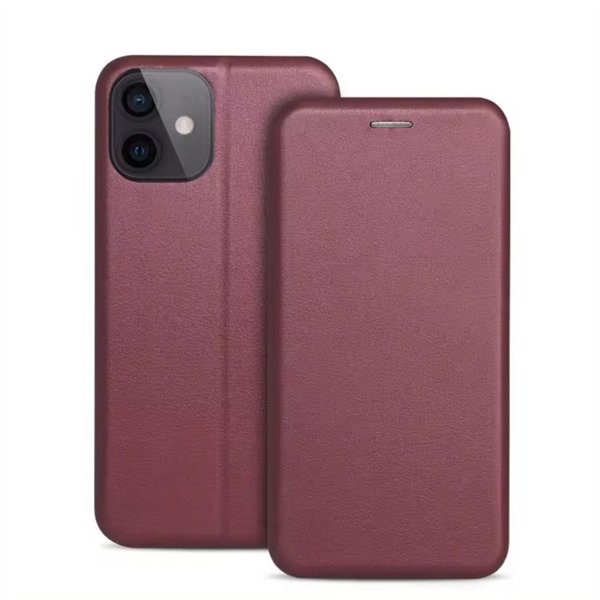 Dėklas Book Elegance Huawei P20 Pro tamsiai raudonas