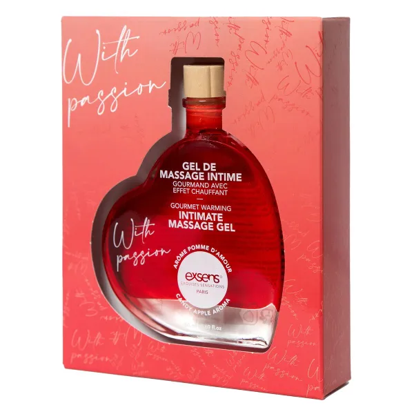 Масло для эротического массажа Exsens Зеленое яблоко 50 ml