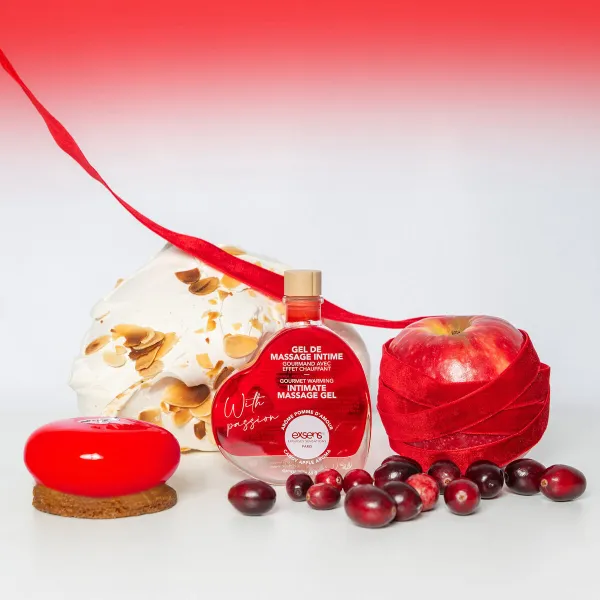 Масло для эротического массажа Exsens Зеленое яблоко 50 ml