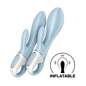 Двойной стимулирующий вибратор Satisfyer Синий