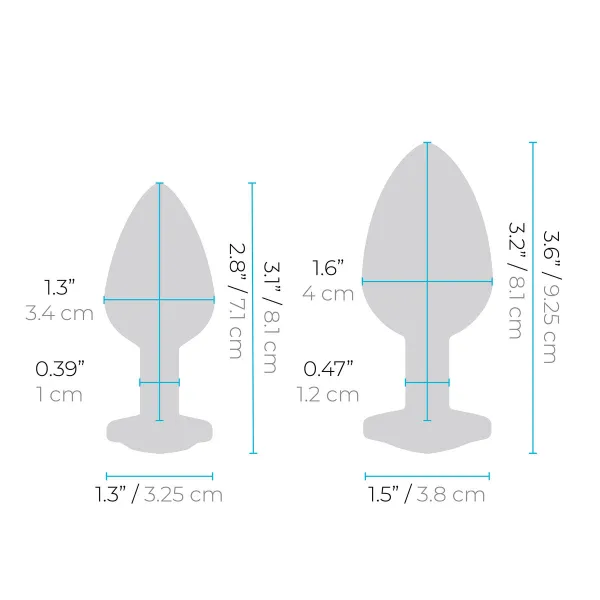 Anal plug B-Vibe Silver