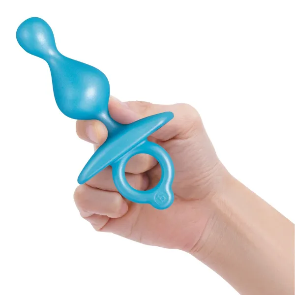 Analinis kištukas B-Vibe Mėlyna (7,6 cm)