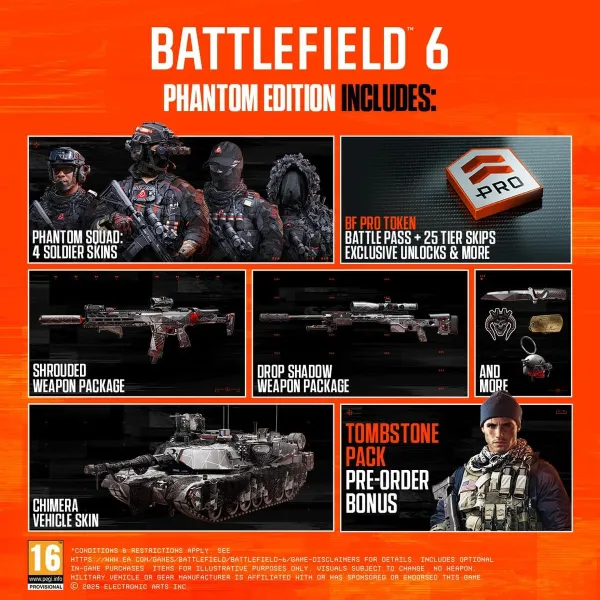 Xbox One Video Game Electronic Arts Battlefield 6 - Ghost Edition