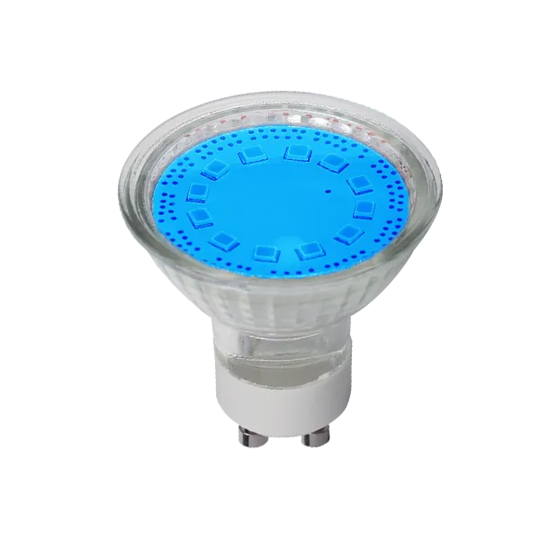 LED LAMP SMD2835 3W GU10 230V 3000K BLUE