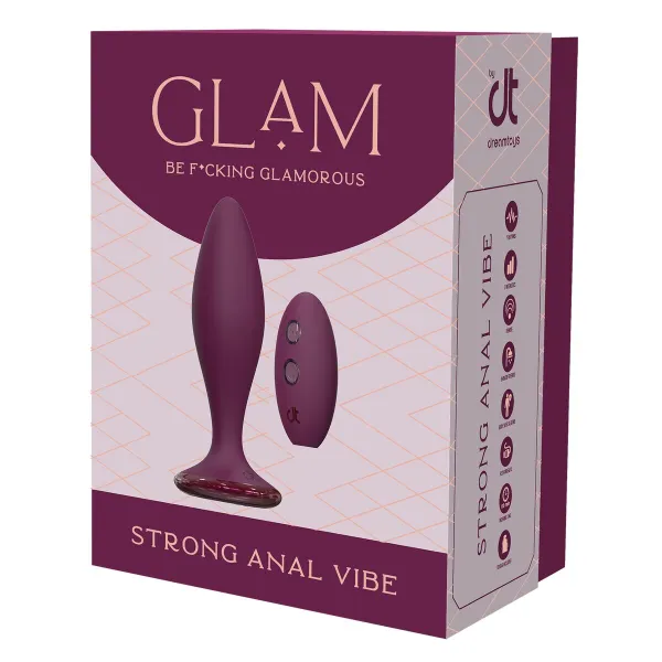 Analinis kištukas Dream Toys Glam Raudona